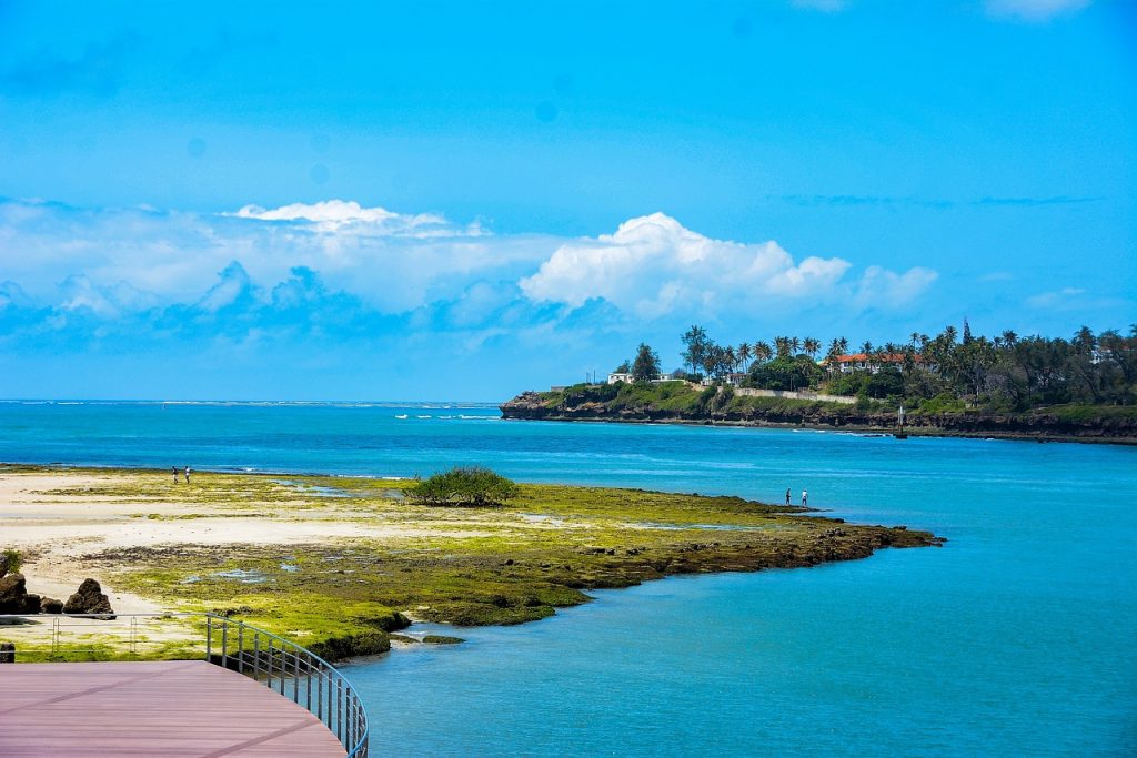 mombasa, beach, nyali